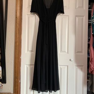 Felicity and Coco black sheer maxi dress small